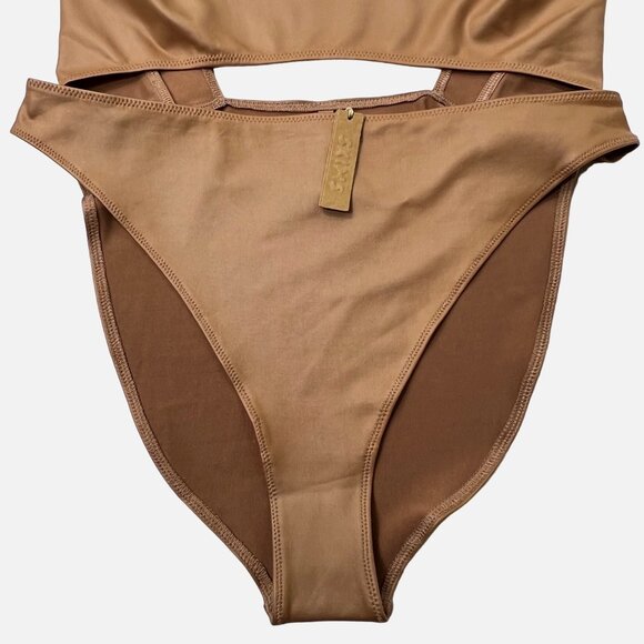SKIMS Wet Jersey Cutout Bodysuit Sienna Womens 2X - Picture 6 of 12